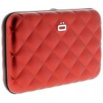 Ögon Quilted Button Rood