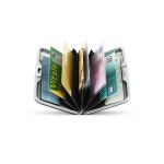 Ögon Card Case Simili Snake black
