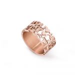 We Positive Ring Col. Pink Gold