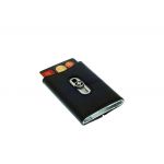 Wagner Swiss Wallet Tuxedo Black Leather