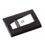 Wagner Swiss Wallet Tuxedo Silver Leather