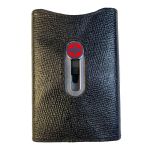 Wagner Swiss Wallet Tuxedo Silver Black Leather